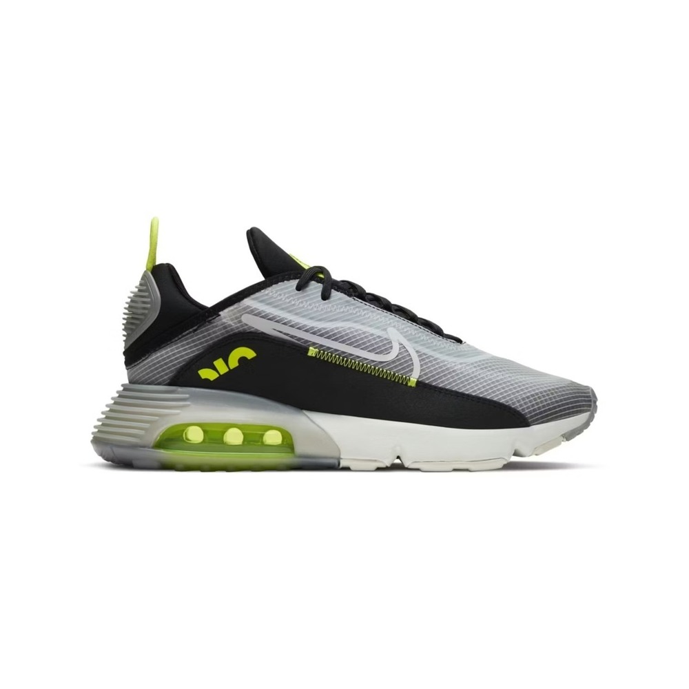 Nike Mens Air Max 2090 Pure Platinum Black Volt Sneakers Size 10 CT1803-001